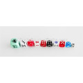 High Quality Colored Custom Round Corner Engraved Game Dice